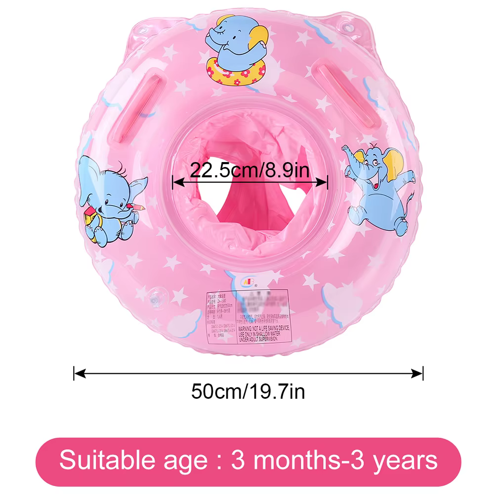 1 flotteur de piscine, bouée gonflable avec siège, tube aquatique en PVC en forme d'animal de dessin