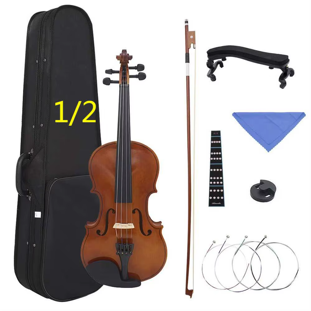 M MBAT 4/4 violon violon acoustique en bois pleine taille pour débutant Instrument à cordes de haute