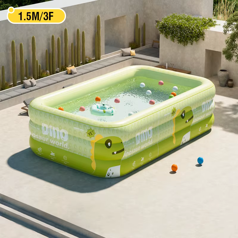 Grande piscine gonflable pour bébés et enfants, 2,6 m, 1,8 m, 1,5 m, piscine hors sol amovible, gran