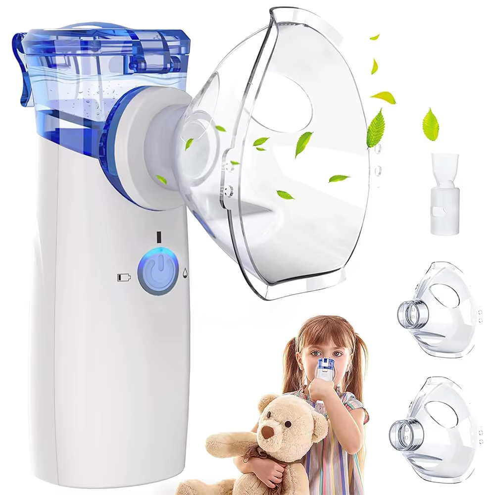 Nébuliseur d'asthme pour adultes et enfants, problèmes respiratoires rechargeables, soulagement rapi