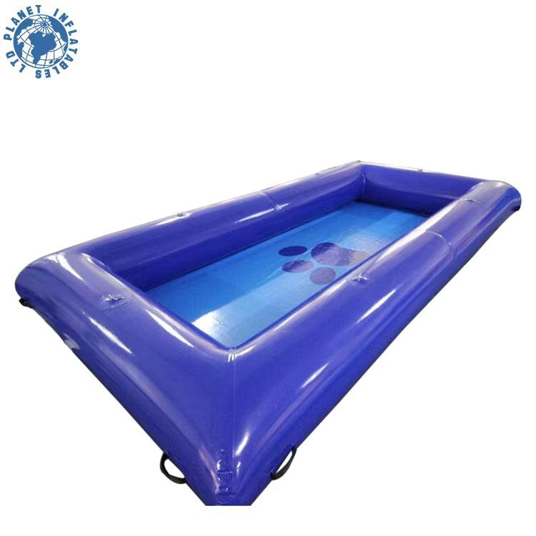 Piscines gonflables pour chiens sur mesure, durables, grandes, en PVC, pour l'été