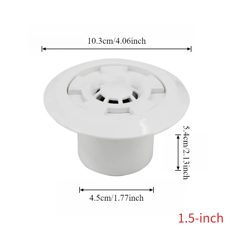 Dispositif de trop-plein à branchement direct pour piscine, en ABS, avec sortie facilement amovible,