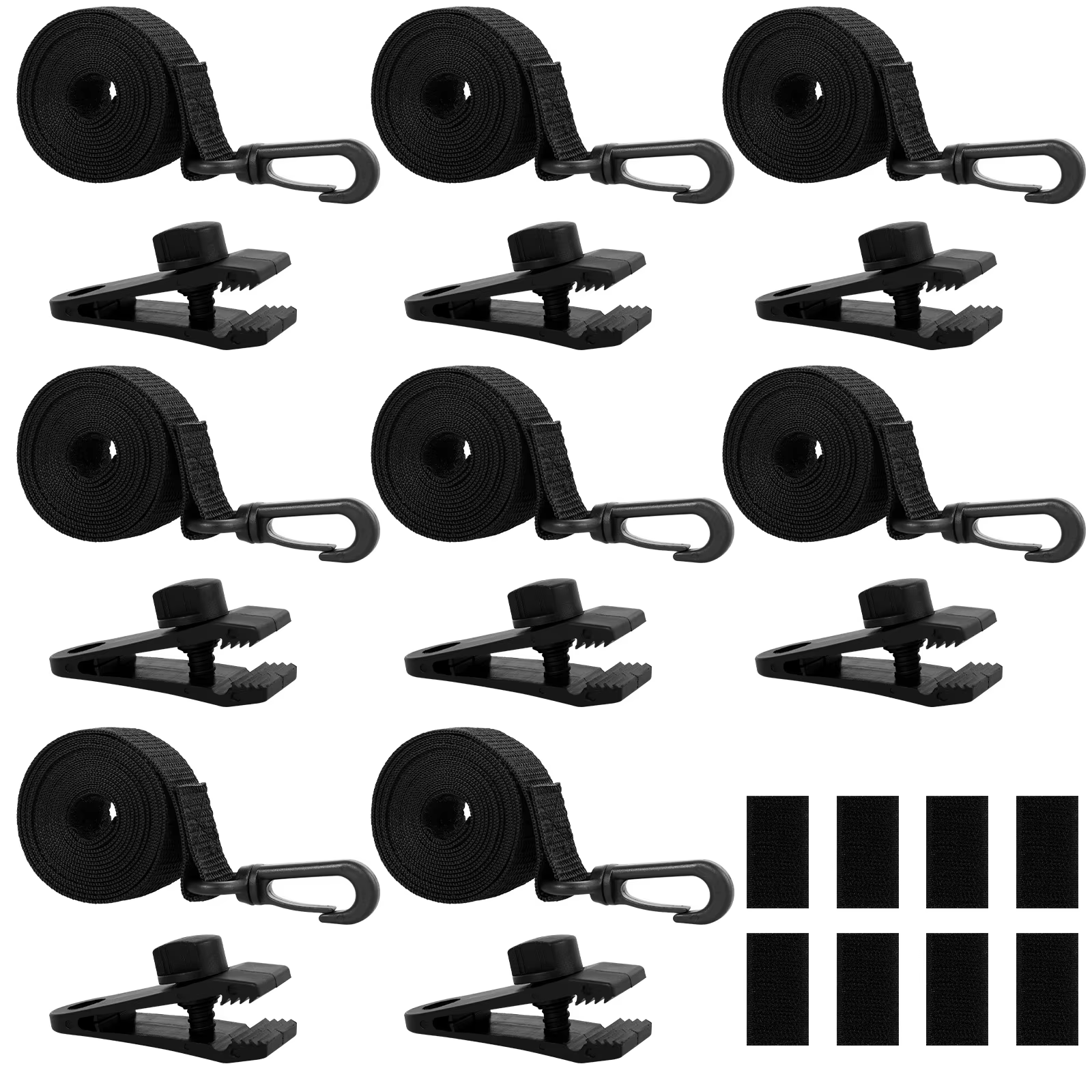 24 pièces/ensemble piscine couverture solaire bobine fixation réglable forte poignée piscine couvert