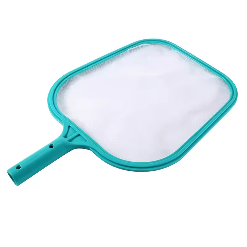 Épuisette à feuilles avec cadre en maille pour piscine et spa (Vert)