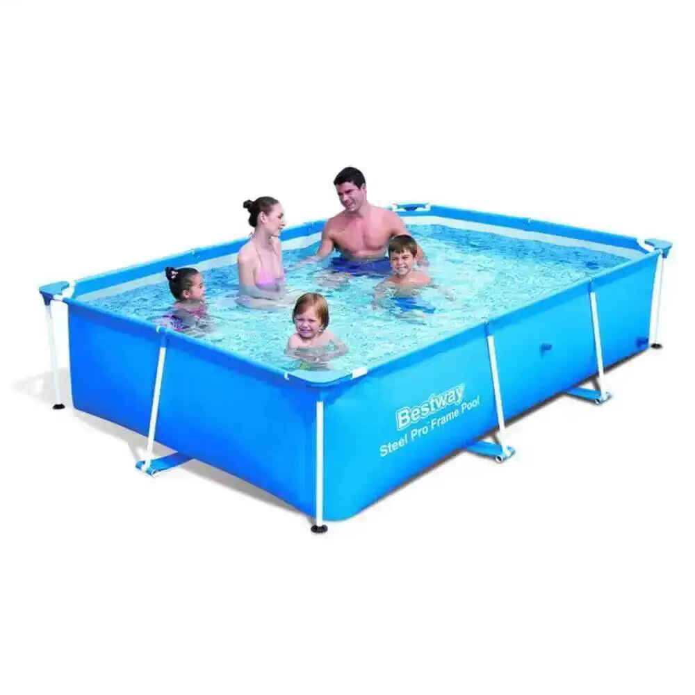 Piscine rectangulaire/carrée pliable Bestway 56403, 259*170*61cm, avec support en bâche, pour toute