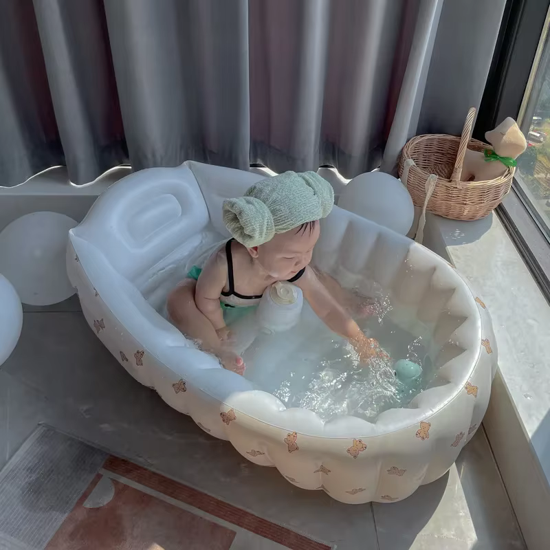 Nouvelle piscine gonflable d'intérieur pliable pour enfants, style coréen, pour usage domestique, ba