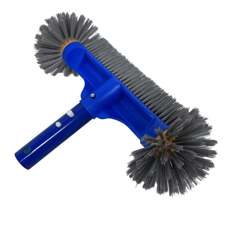 Tête de brosse pour piscine avec extrémités rondes, brosse de piscine haute performance pour nettoye