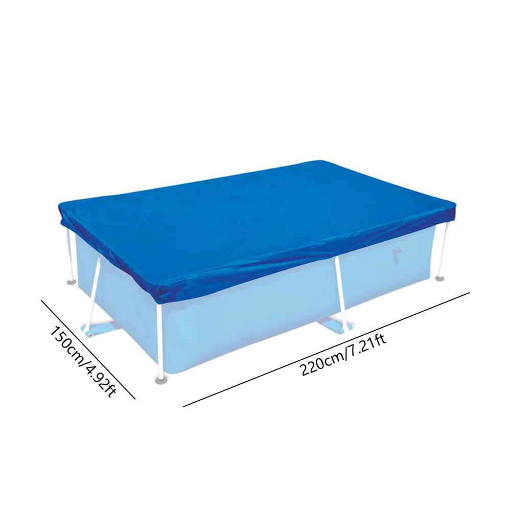 Couverture de Protection de piscine d'été rectangulaire, anti-poussière, couverture anti-poussière,