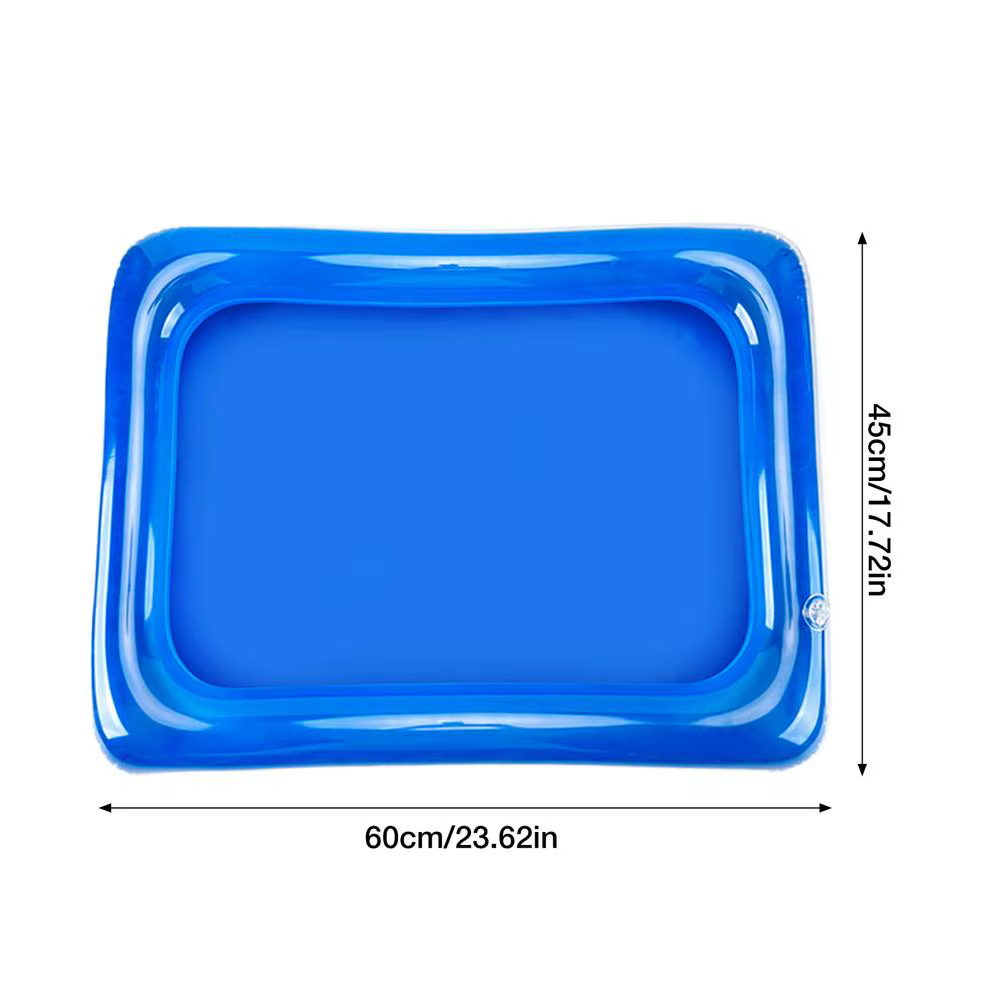 Bac de rinçage des pieds gonflable pour piscine, pour piscines hors sol et ladders d'entrée de pisci
