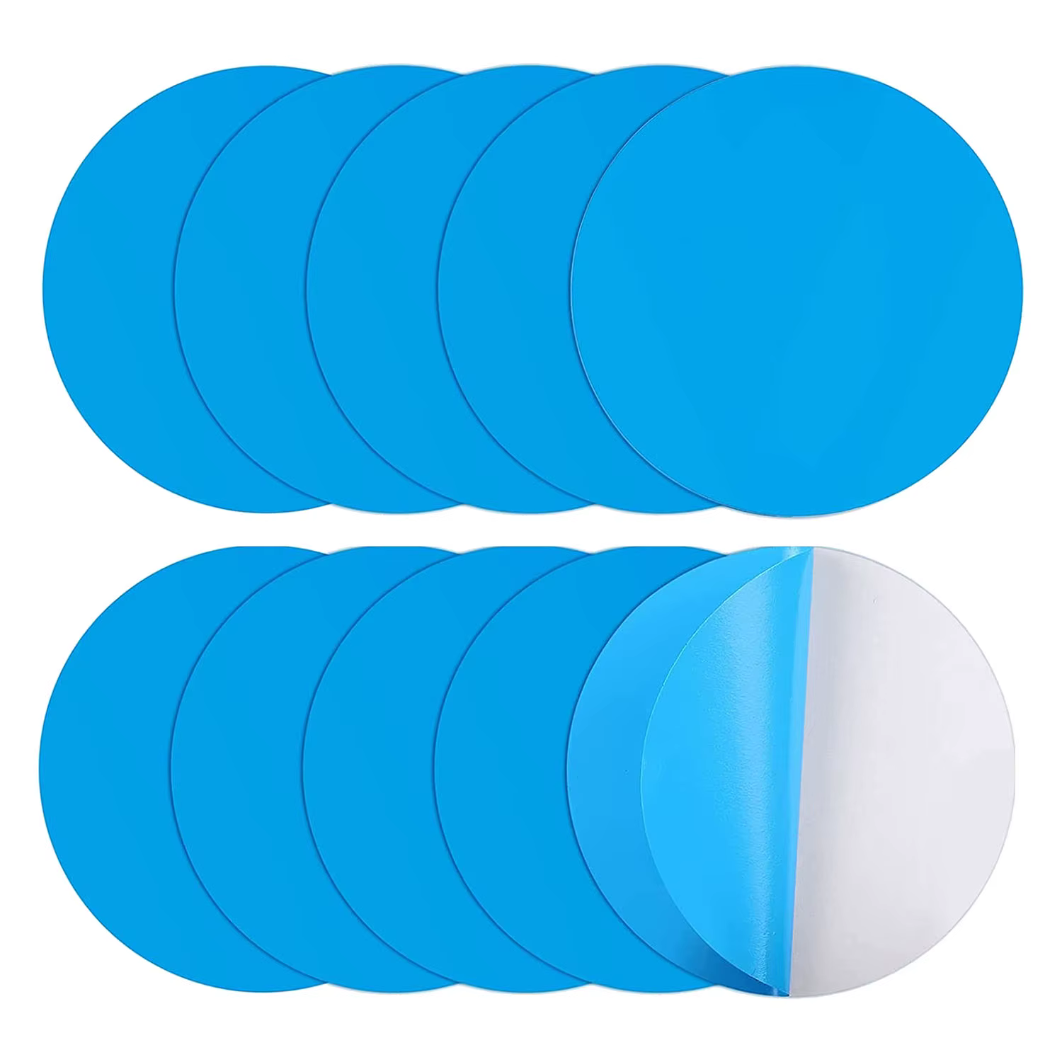 Patchs de réparation auto-adhésifs pour piscines, kit de réparation de piscine en PVC, kit de répara