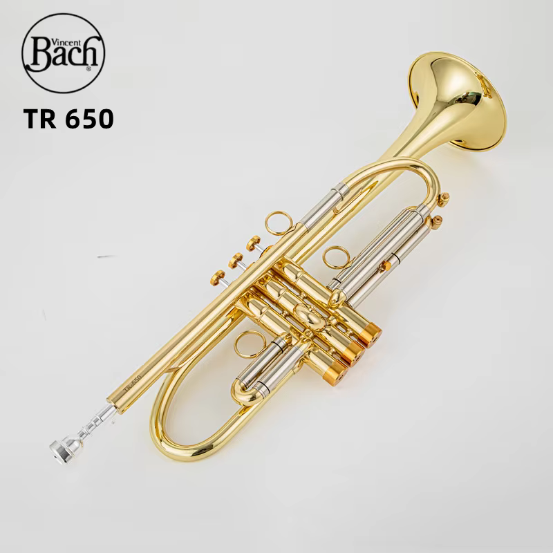 Vincent Bach Bb Trompette Instrument Heavy-Duty Professionnel Agréer Trompette TR-650