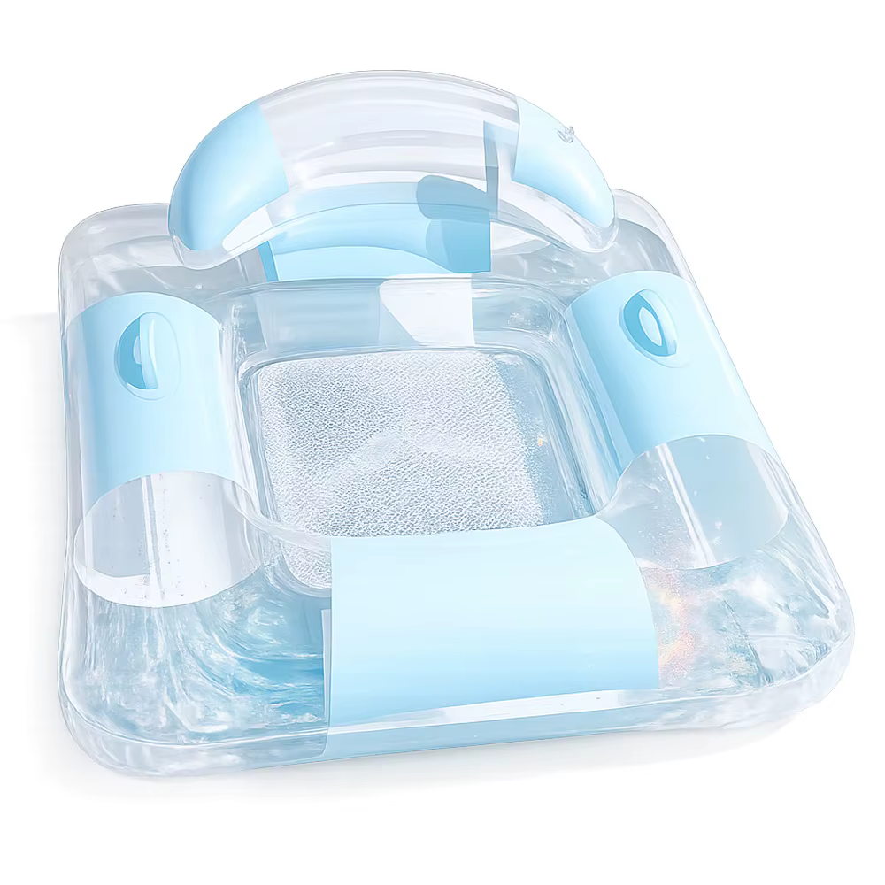 1 Pièce Matelas Flottant Gonflable en Maille pour Piscine, Radeau de Relaxation, Bouée de Natation,