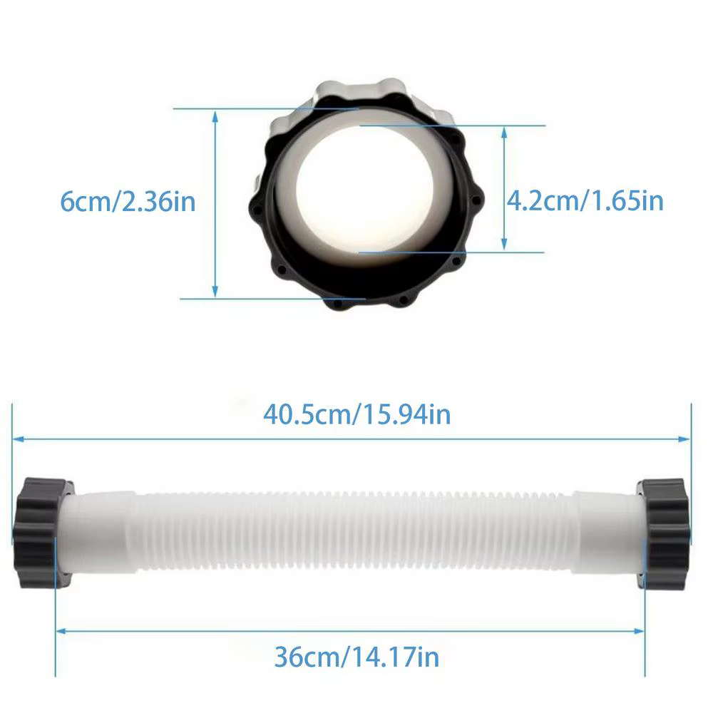 Tuyau de pompe filtrante pour piscine hors sol, tuyau de remplacement pour pompe de piscine, accesso