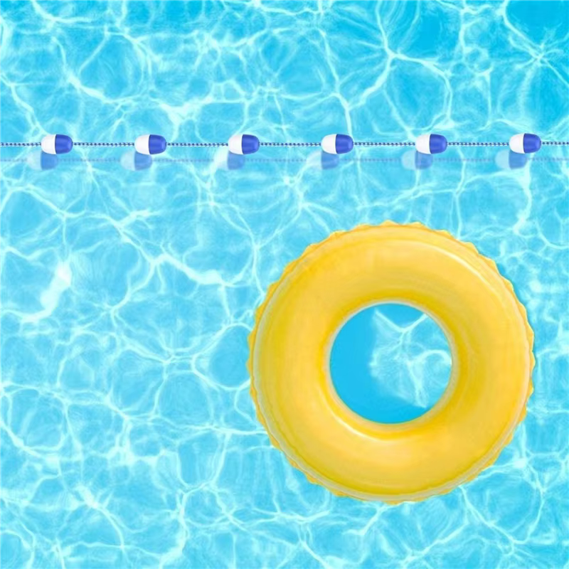 ABKW-4X 11 boules ligne de flotteur de sécurité-5M corde de séparation de sécurité de piscine corde