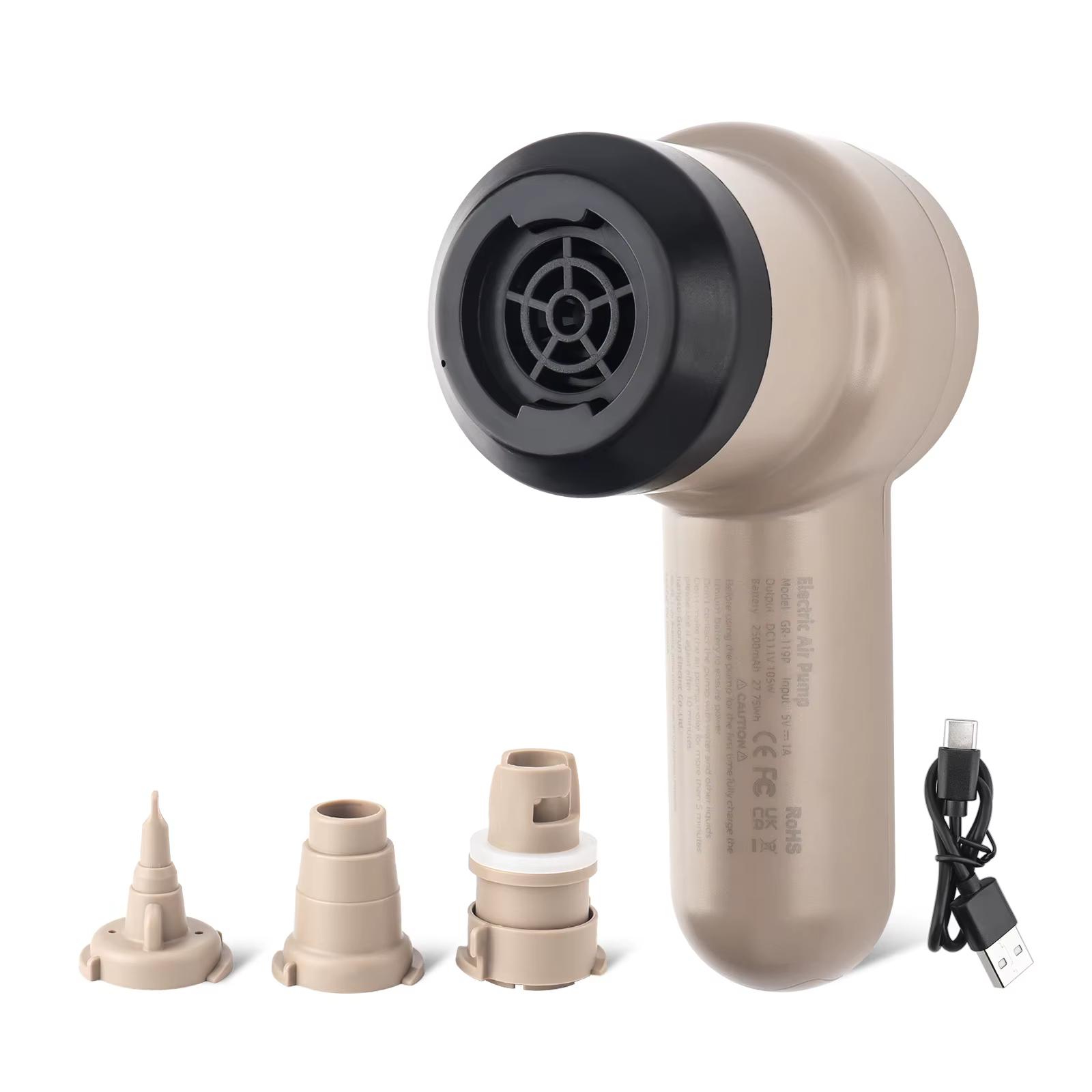 DOTWISE Mini pompe à Air électrique moteur sans brosse compresseur d'air sans fil haut débit petits