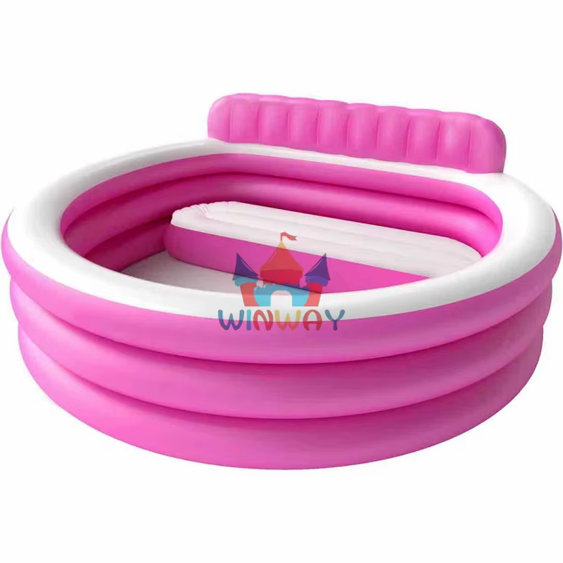 Famille adulte enfants trésor piscine PVC piscine carrée piscine gonflable trois couleurs pour jardi