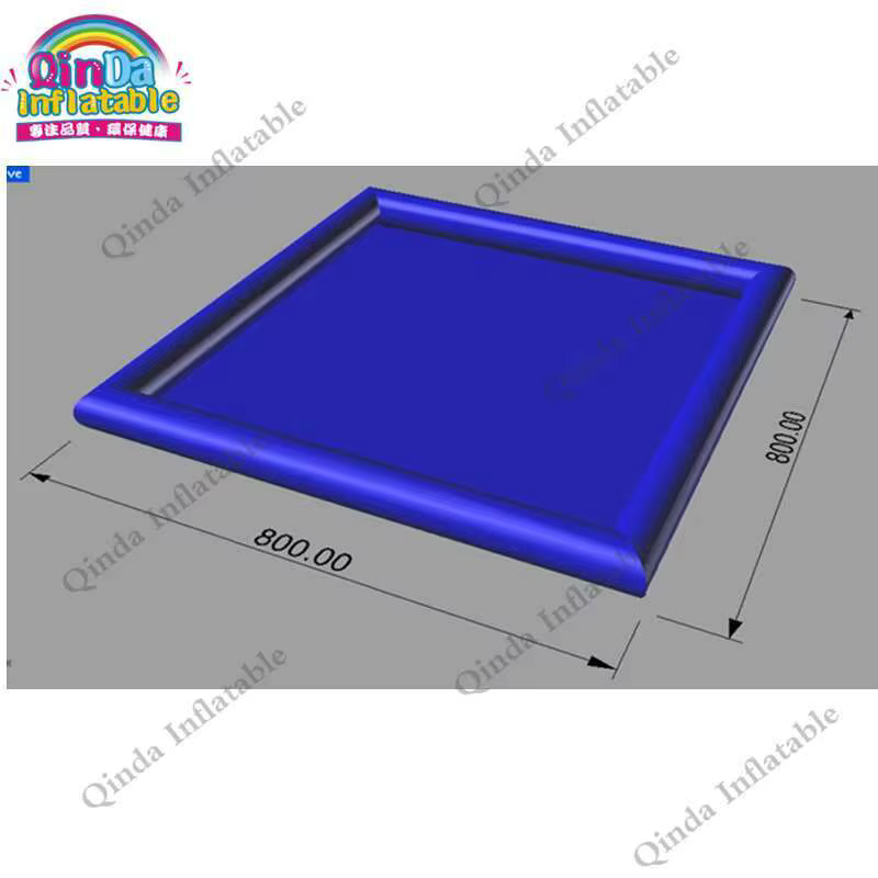 Piscine gonflable bleue pour enfants, prix d'usine, 6x4x0.65m, piscine de sable gonflable de chine