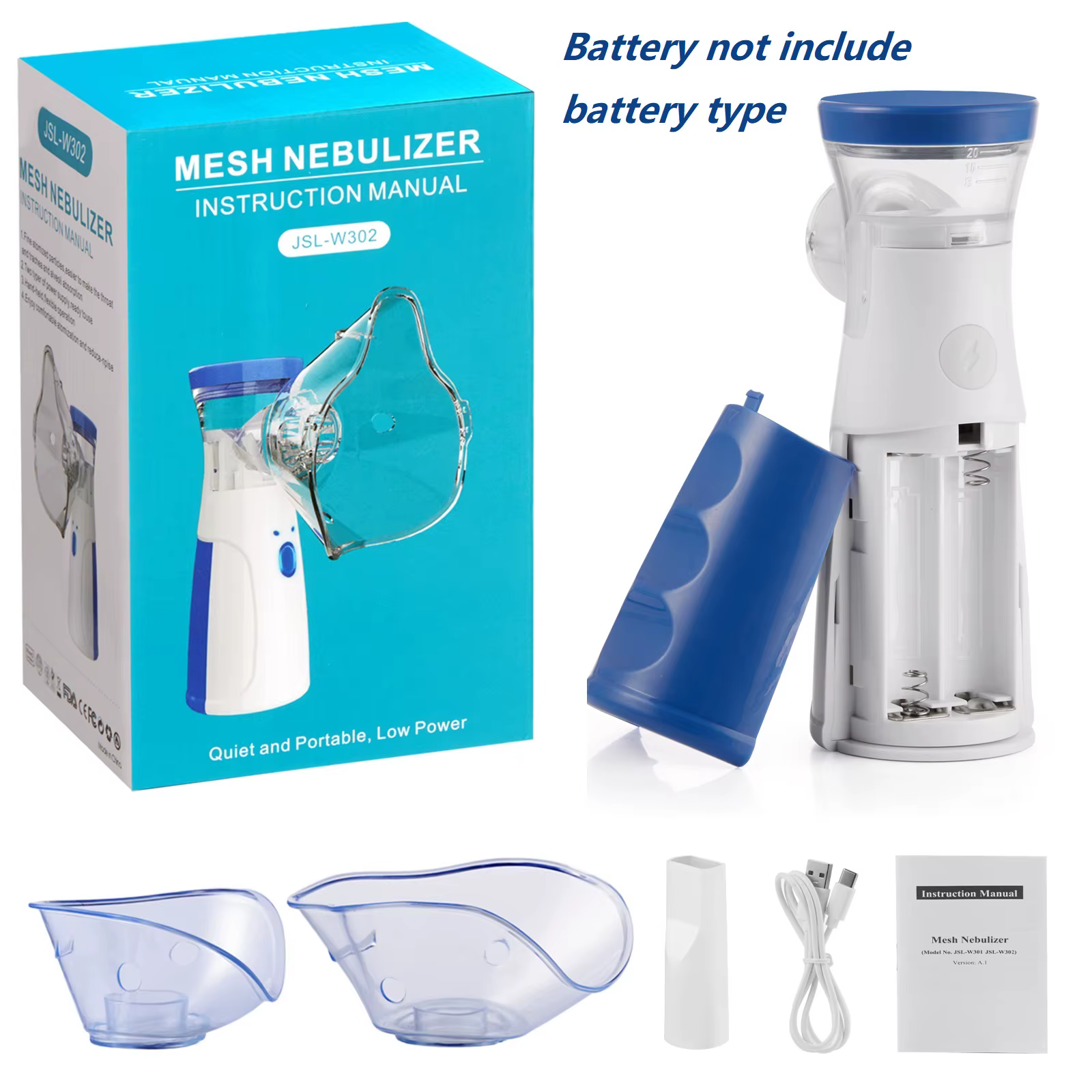 Nébuliseur médical Machine inhalateur d'asthme Mini USB portable automiseur enfants adulte enfant in