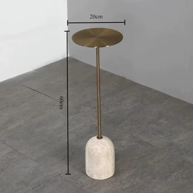 Tables basses en acier inoxydable, petite Table d'appoint pour salon, chambre à coucher, Mini Table 