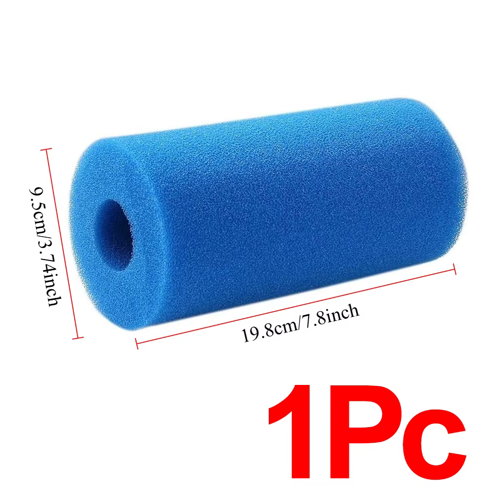 Cartouche de mousse éponge filtrante bleue pour piscine, nettoyeur de piscine, média filtrante de re