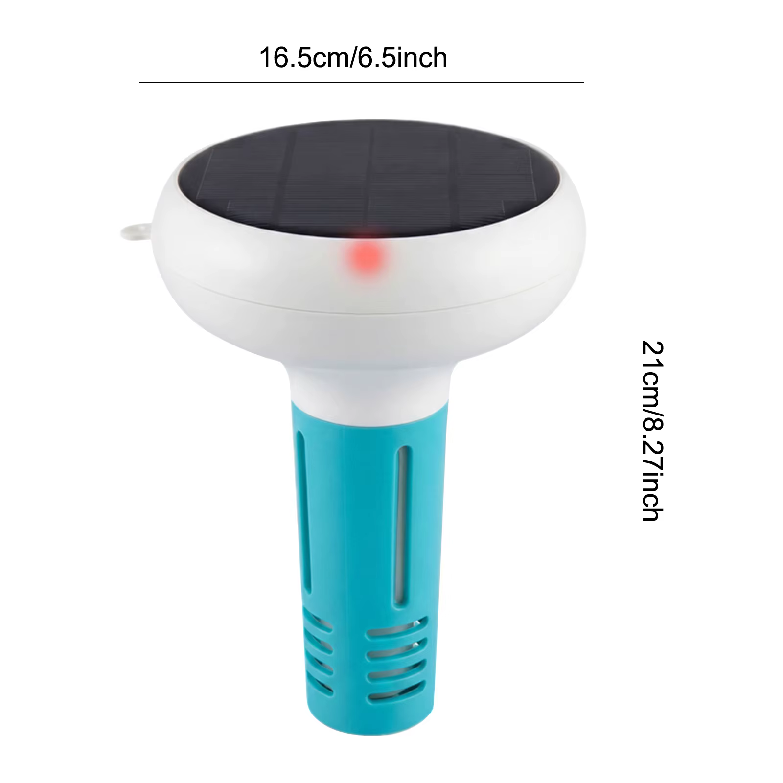 Moniteur de piscine intelligent à charge solaire, testeur de chlore flottant WiFi 7-en-1, pH, salini
