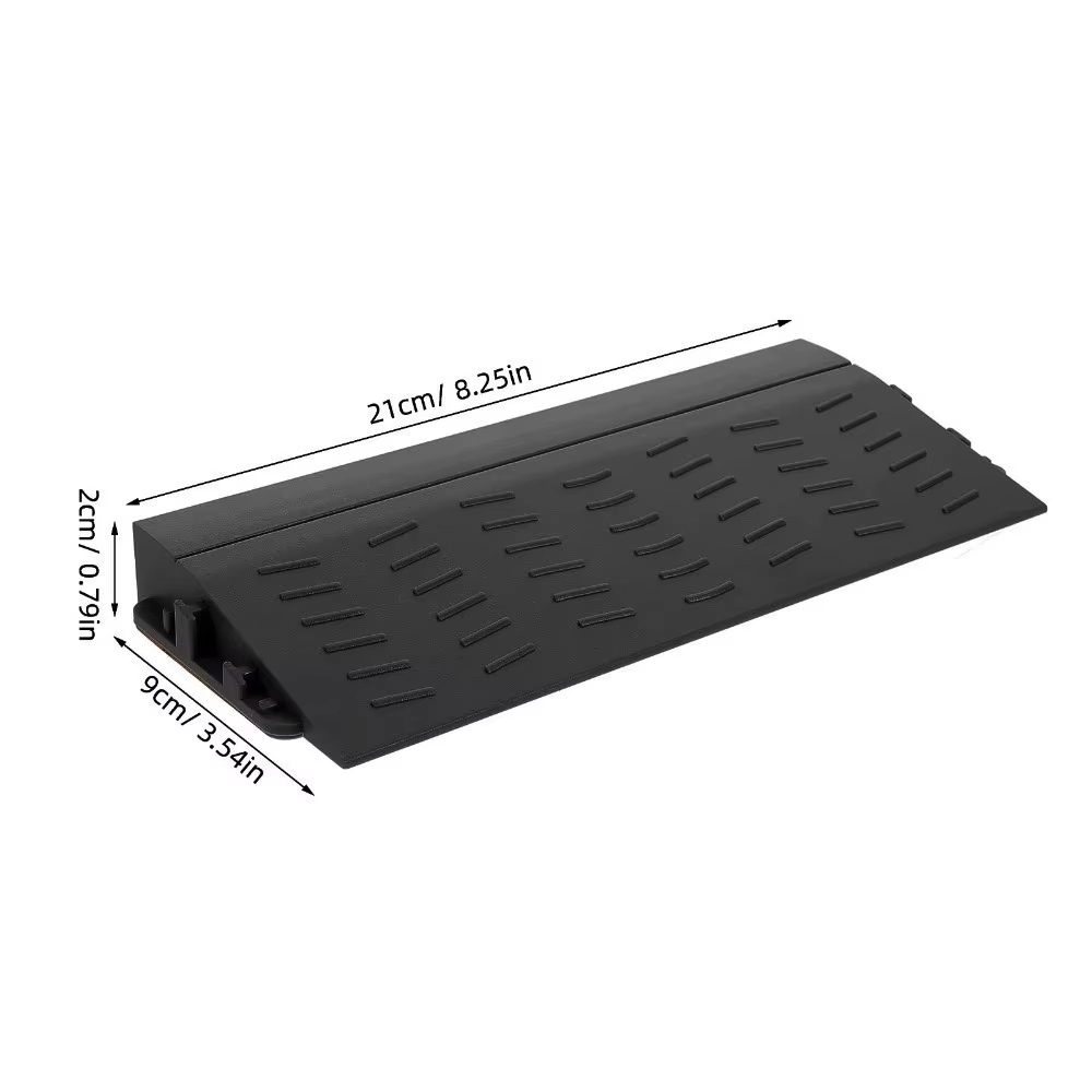 Nouvelle rampe de seuil en plastique durable pour robot aspirateur, idéale pour fauteuils roulants e