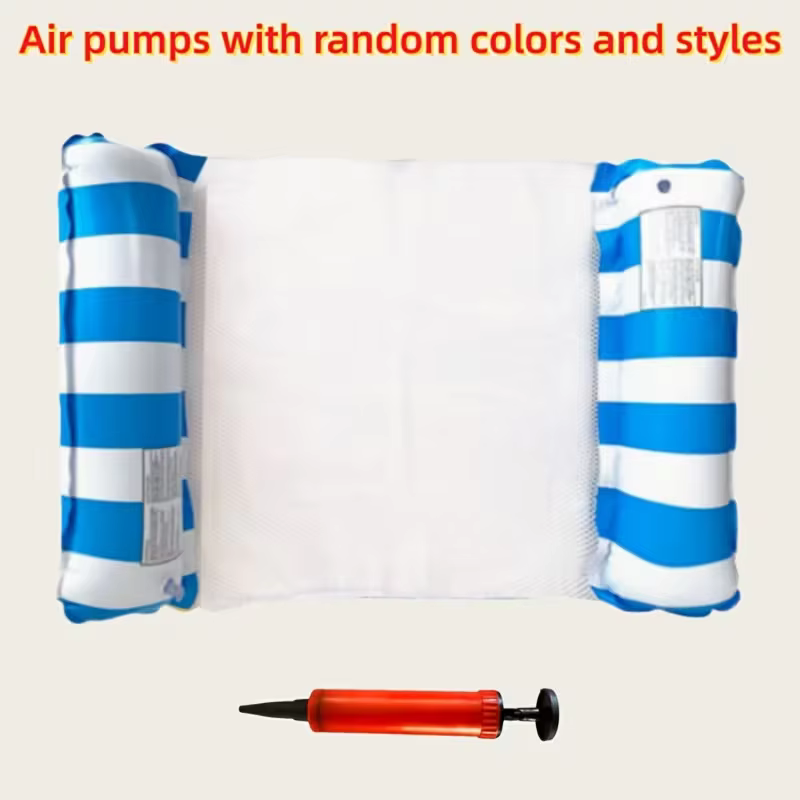 Lot de 2 flotteurs gonflables avec pompe à air, nouveaux flotteurs pour adultes, matelas aquatique,