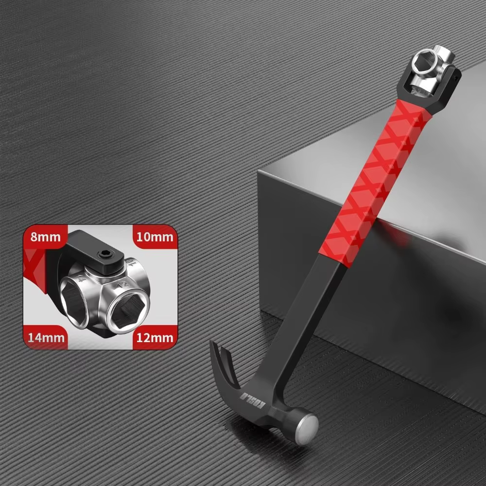 Marteau de forge en acier à haute teneur en carbone, épaissi, avec manche ergonomique, marteau de me