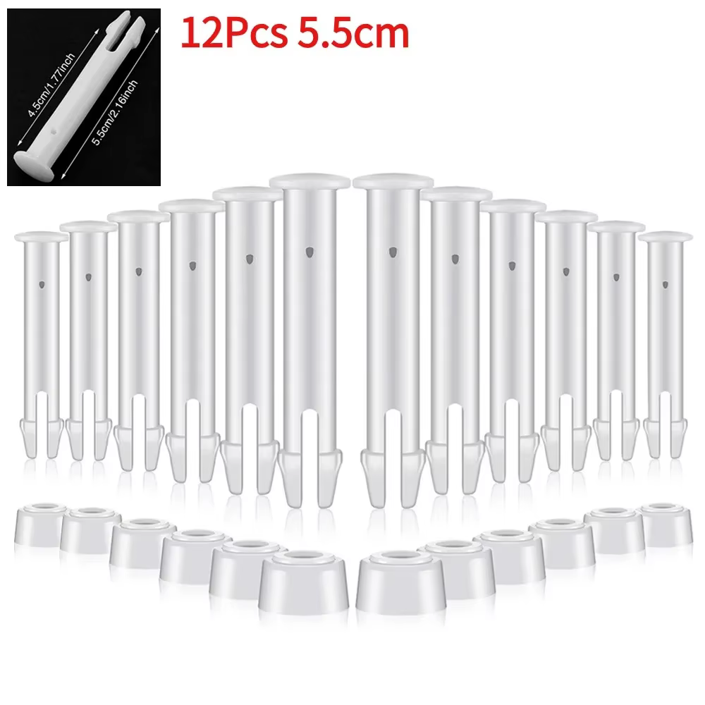 Exacpilles de remplacement en plastique pour joint de piscine, 12/24 pièces, avec joint en caoutchou