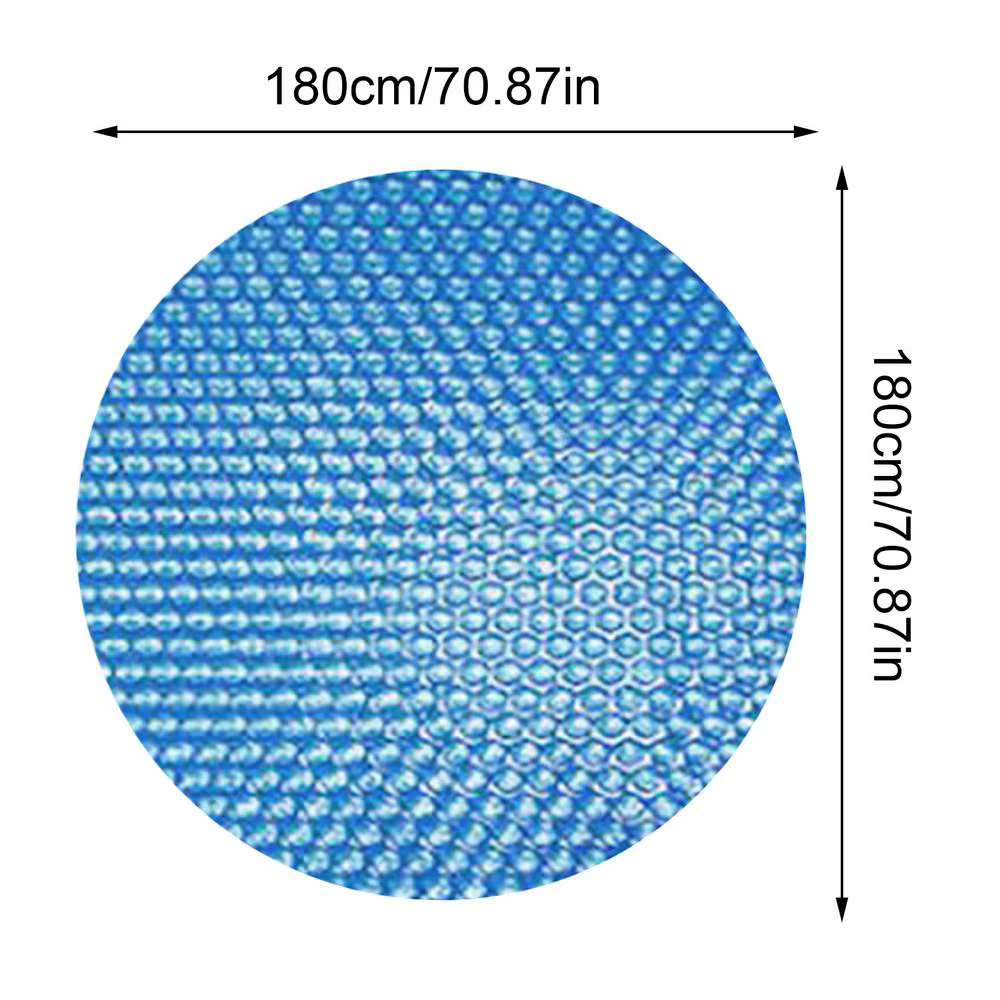 Couverture solaire pour piscine au sol, couverture isolante thermique pour piscine, couverture therm