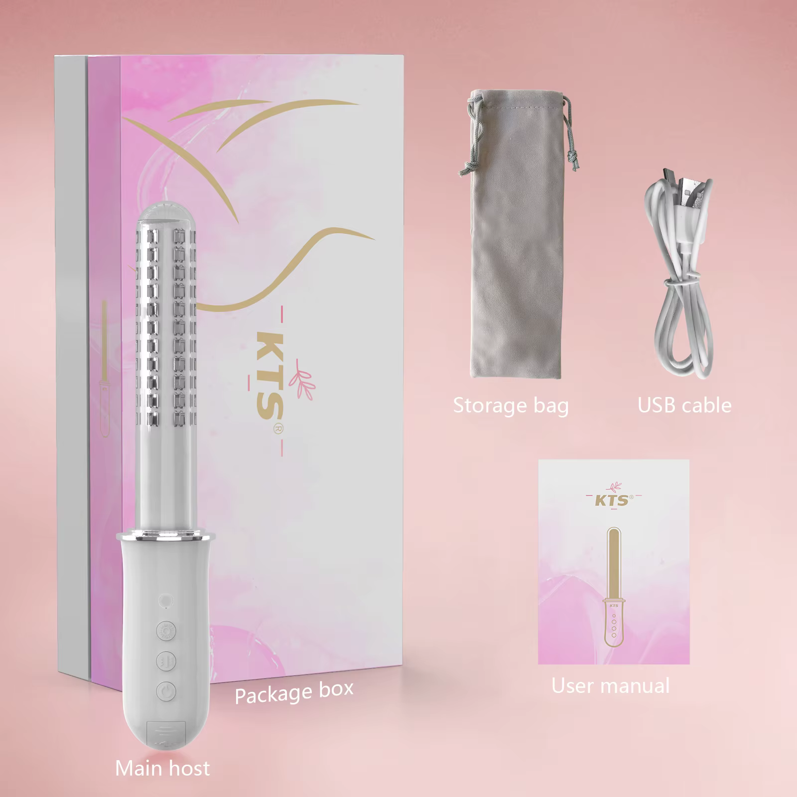 Appareil de relaxation pour le resserrement vaginal féminin avec thérapie par lumière rouge et bleue