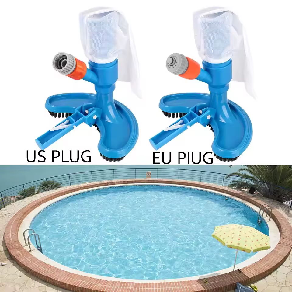 Kit d'outils de nettoyage professionnel pour piscine avec brosse, ensemble d'outils de nettoyage et