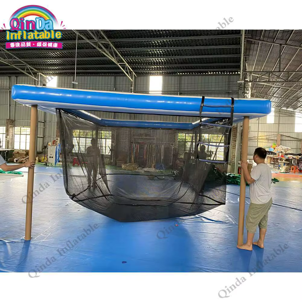 Piscine gonflable personnalisée commerciale, bâche en PVC, piscine de mer gonflable pour la protecti