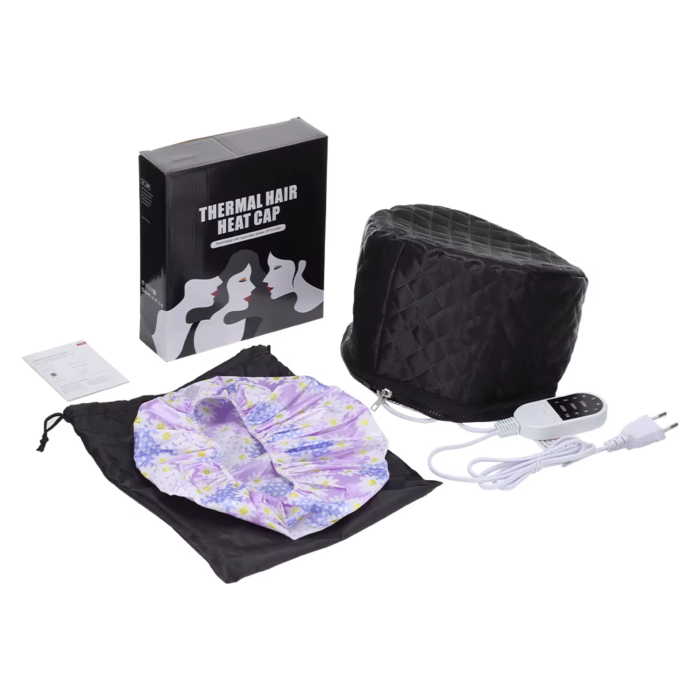 Casque chauffant électrique professionnel pour soins capillaires, traitement thermique, soin profond