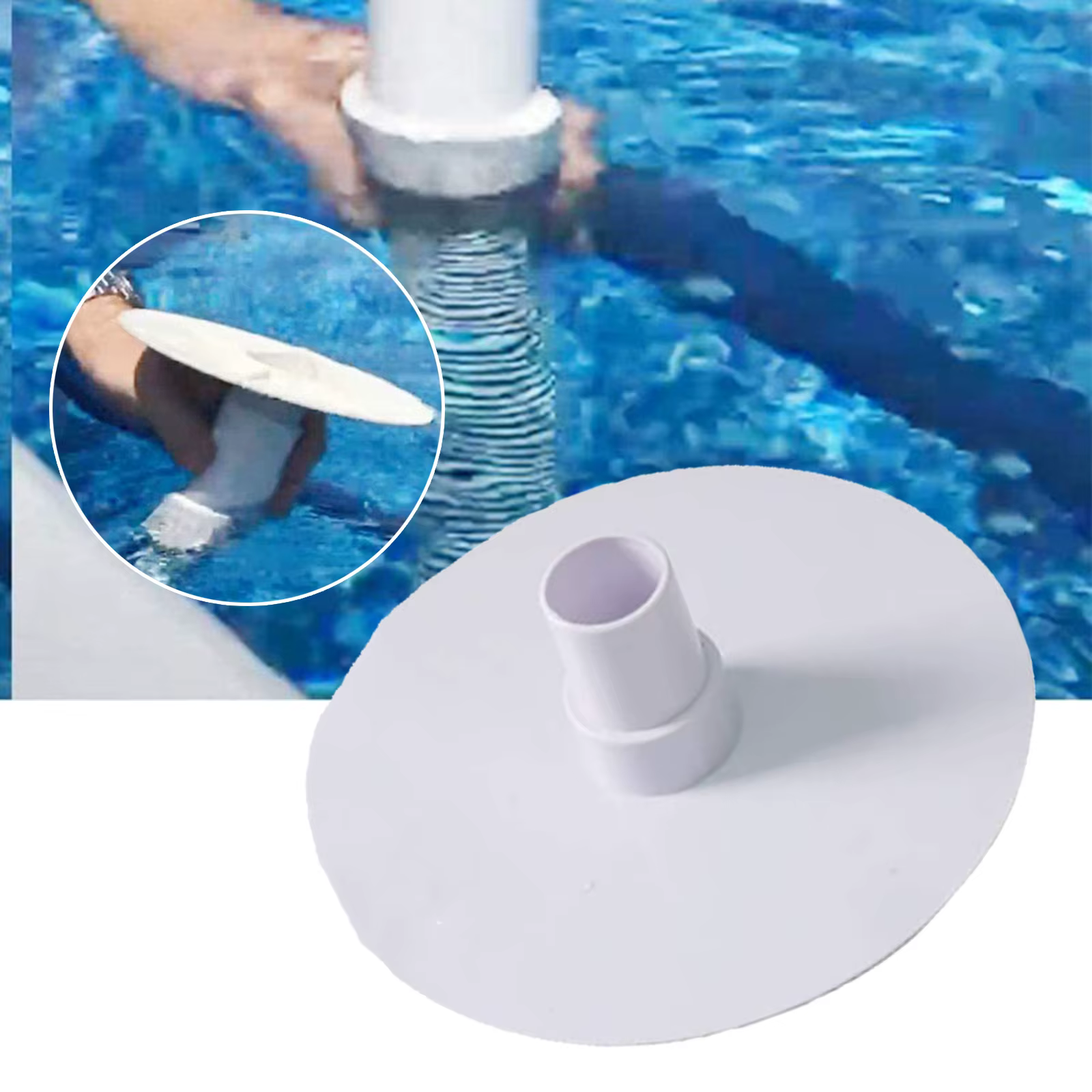 Écumoire de piscine, plaque sous vide pour écrémage dans l'écumoire de piscine sol, écumoire de pisc