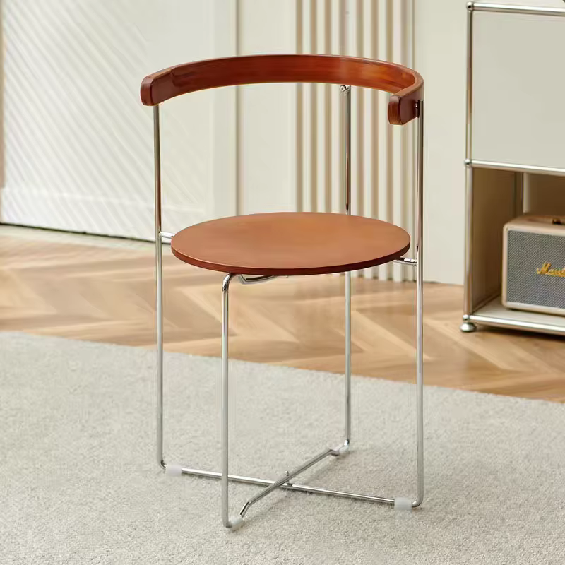 Chaises de salle à manger rembourrées et nettoyables, chaises de salle à manger pliantes en acier de
