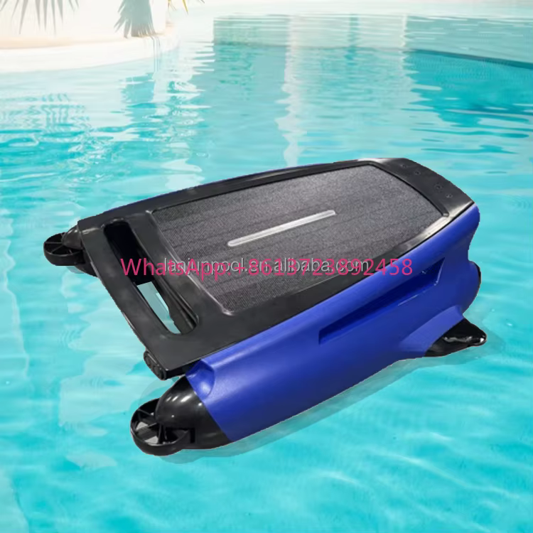 Nettoyeur de piscine robotisé intelligent à énergie solaire avec fonction de charge automatique