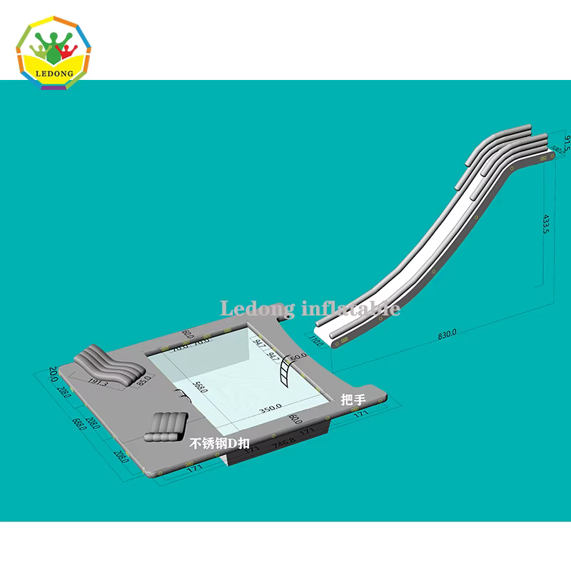 Flotteur d'eau gonflable pour loisirs et piscine de yacht