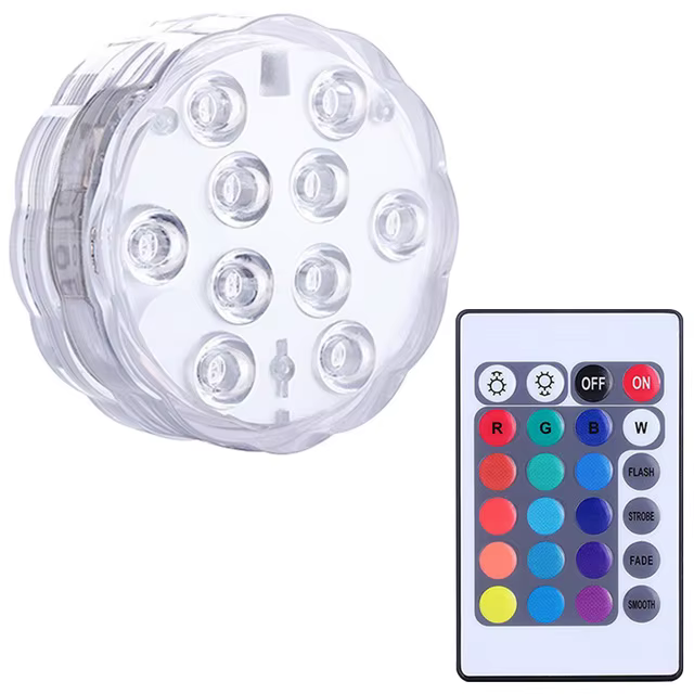 Lumière de piscine LED pour éclairage extérieur IP68 étanche baignoire à remous sous-marine Spa Aqua