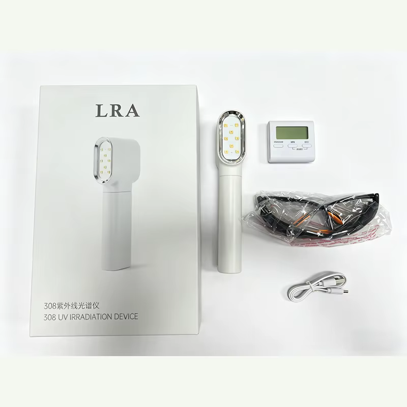Lampe à main pour le vitiligo, utilisation domestique, lampe UVB 308 nm pour la photothérapie du vit