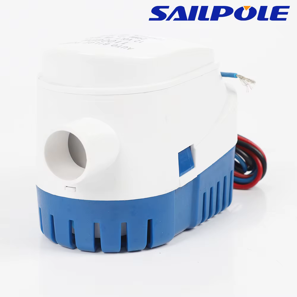 Sailpole 600/750/1100GPH pompe de cale 12V 24V DC pompe à eau électrique Submersible automatique ave