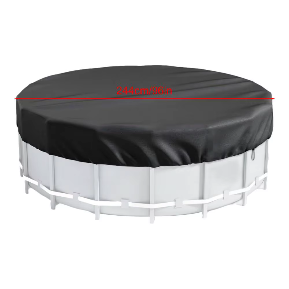 8/10/12FT couvertures de piscine rondes pour piscines hors sol couverture de jacuzzi couvertures sol