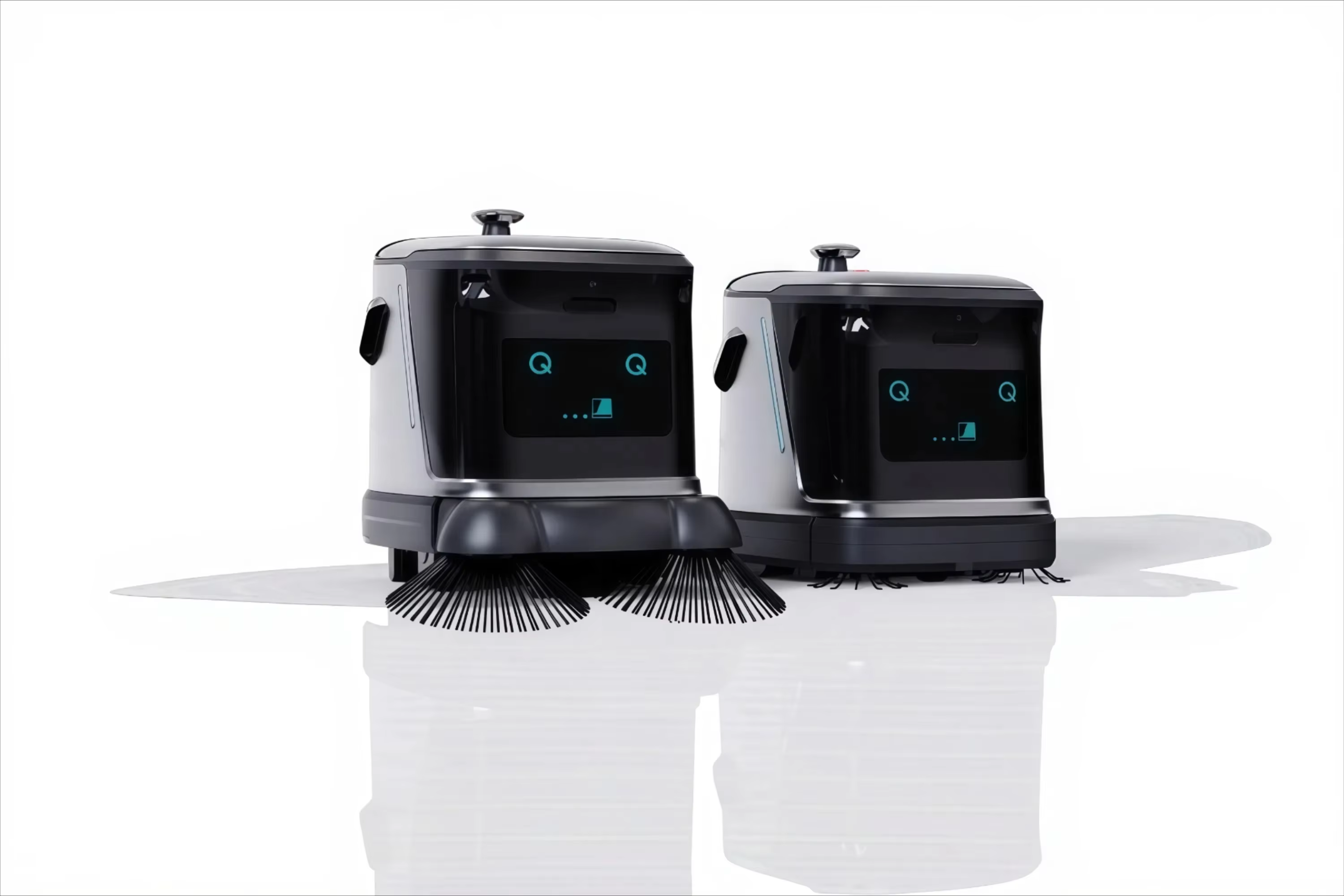 Robot de nettoyage personnalisé avec grand réservoir d'eau, large largeur de travail, lavage à l'eau