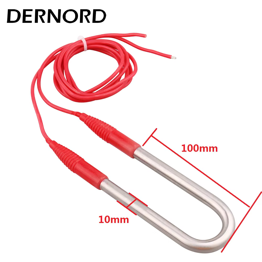 DERNORD Tuyau chauffant submersible 12v pour piscine, chauffage tubulaire électrique pour seau d'eau