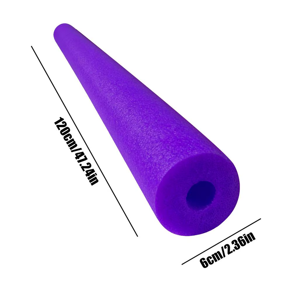 Bâtonnets de flottabilité en mousse pour piscine, 120 cm de long, souples et creux, pour la plage, l