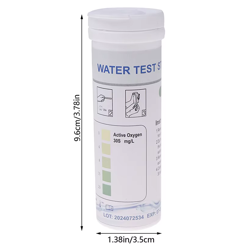 Bandelettes de test de détection d'oxygène actif, kit de bandelettes de test annulées, utilisé pour