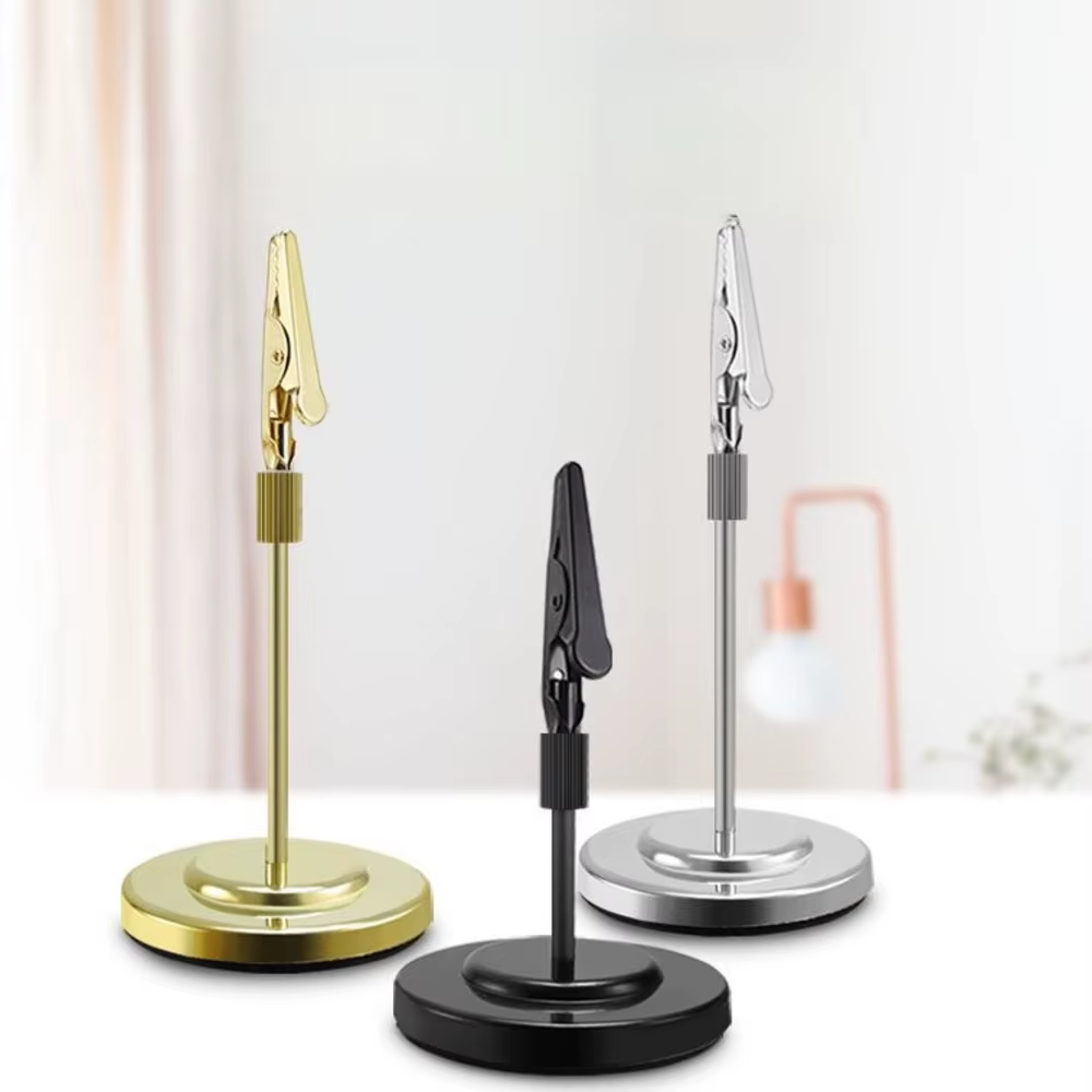 Étiquettes de Prix en Acier Inoxydable, Support de Signe, Présentoir, Photo de Mariage, réinitialisa