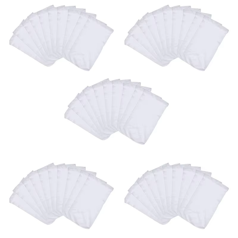 AA81-50Pcs Chaussettes de filtration pour skimmer de piscine, chaussettes de protection pour panier