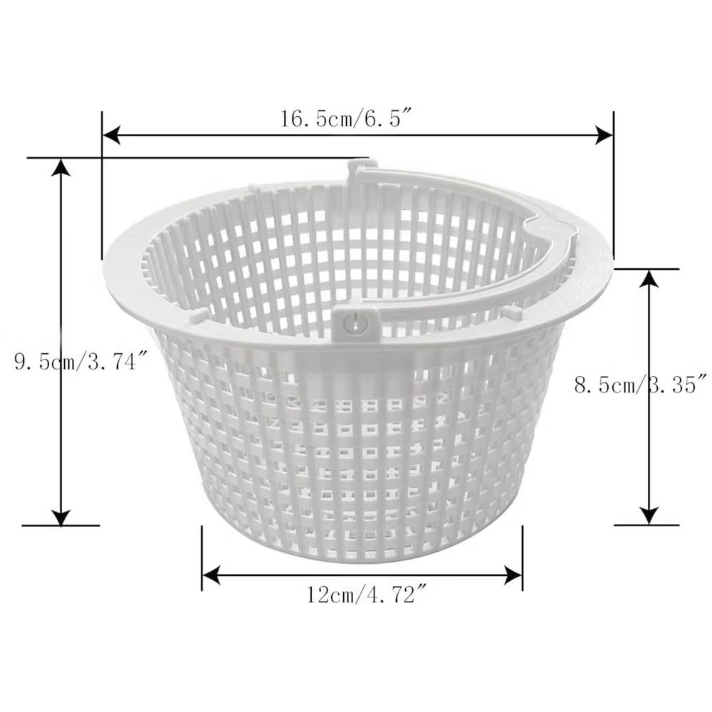 Épuisette de piscine anti-colmatage avec poignée, panier de filtration pour bassin, spa, parc aquati