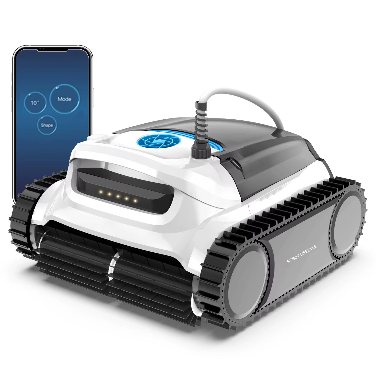 Aspirateur de piscine avec câble flottant de 18m, Robot, Machine de nettoyage de piscines, moteur sa